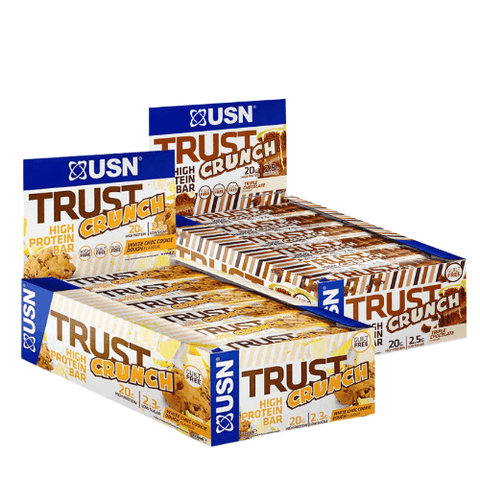 מארז 12 יח' - יו אס אן טראסט קראנצ' חטיף חלבון | USN Trust Crunch Protein Bar
