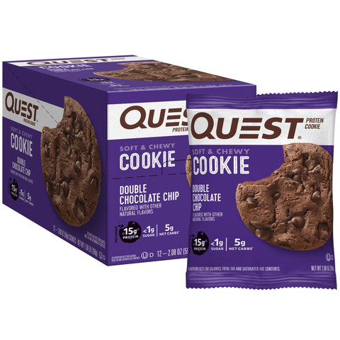 קווסט עוגיית חלבון | QUEST PROTEIN COOKIE - מארז 12 יח'